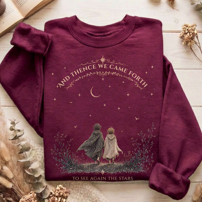 To See Again The Stars Dante Alighieri Literary Sweatshirt