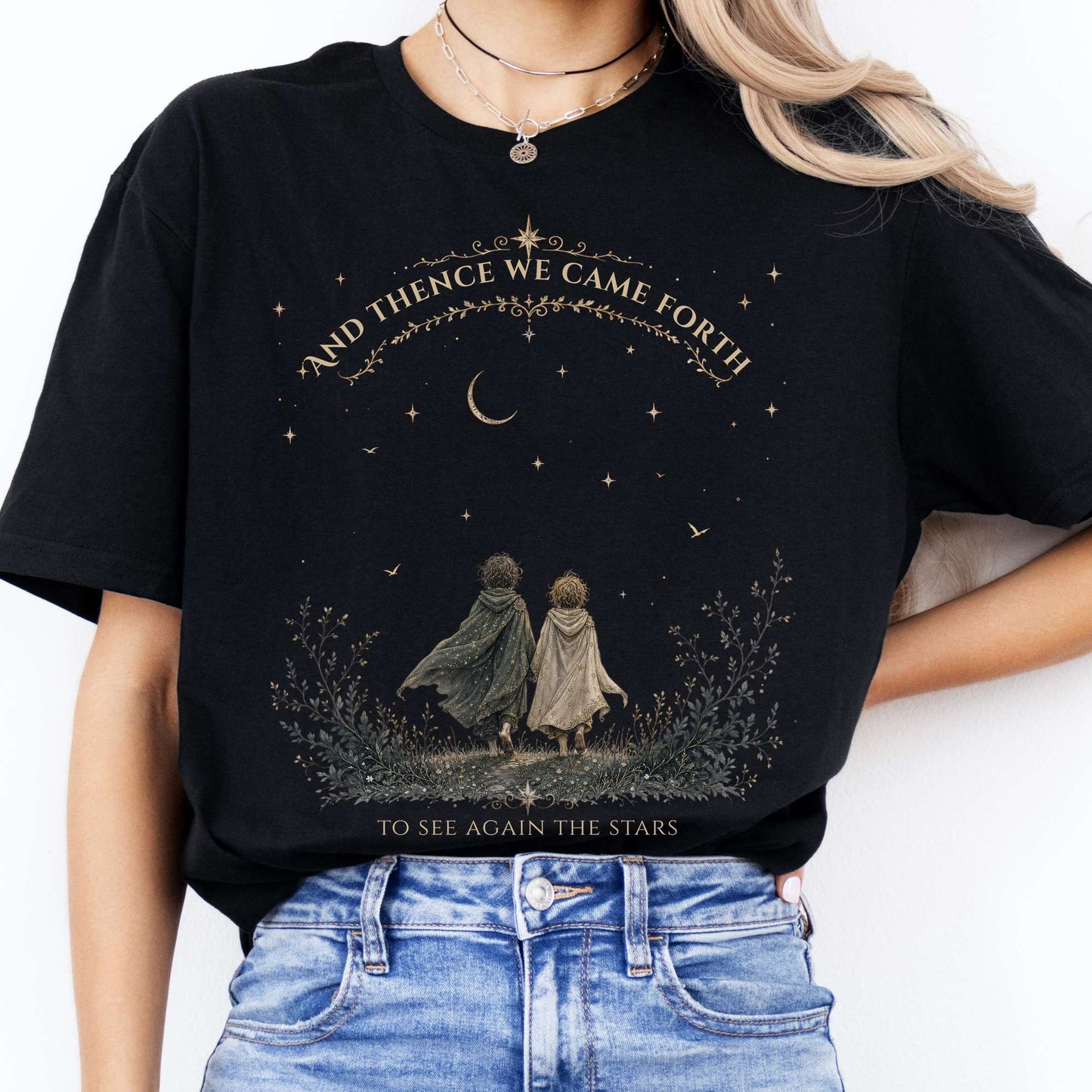 To See Again The Stars Dante Alighieri Literary T-Shirt