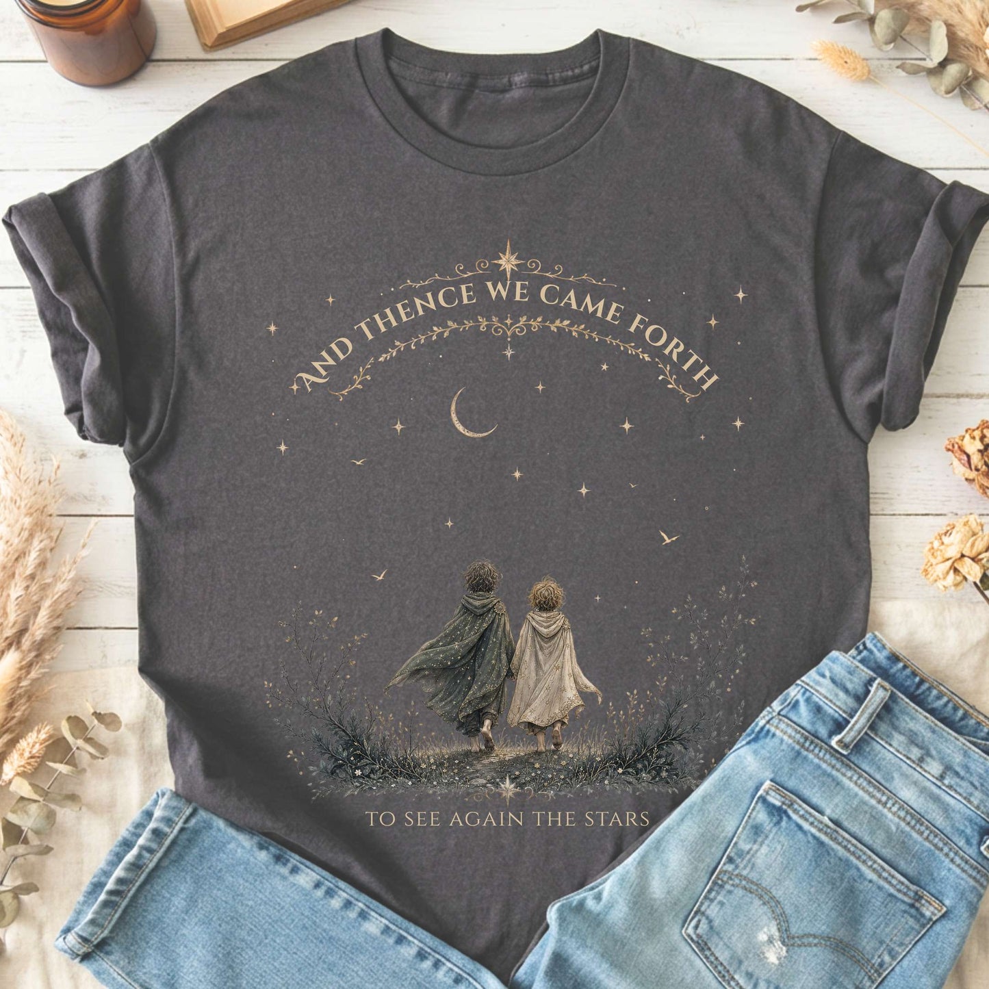 To See Again The Stars Dante Alighieri Literary T-Shirt