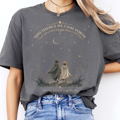 To See Again The Stars Dante Alighieri Literary T-Shirt