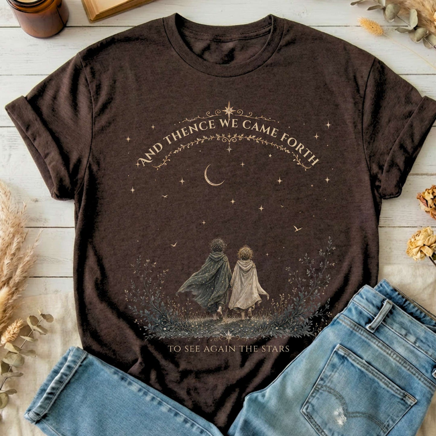 To See Again The Stars Dante Alighieri Literary T-Shirt