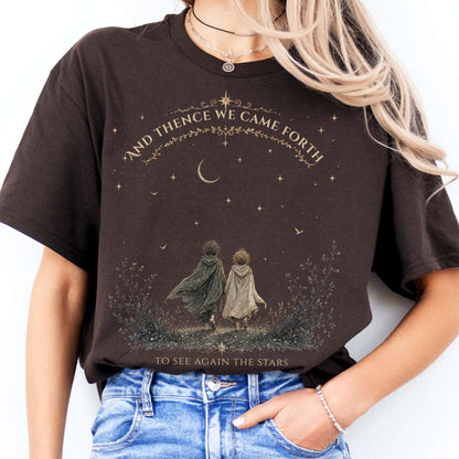 To See Again The Stars Dante Alighieri Literary T-Shirt