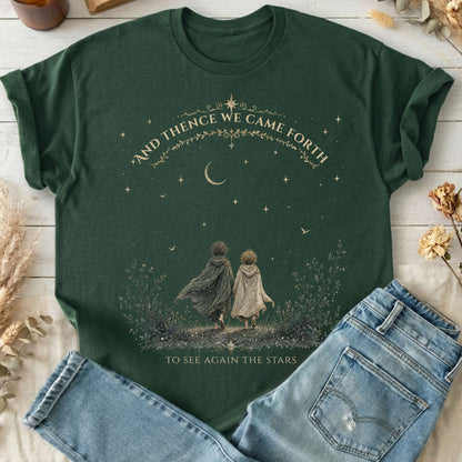 To See Again The Stars Dante Alighieri Literary T-Shirt