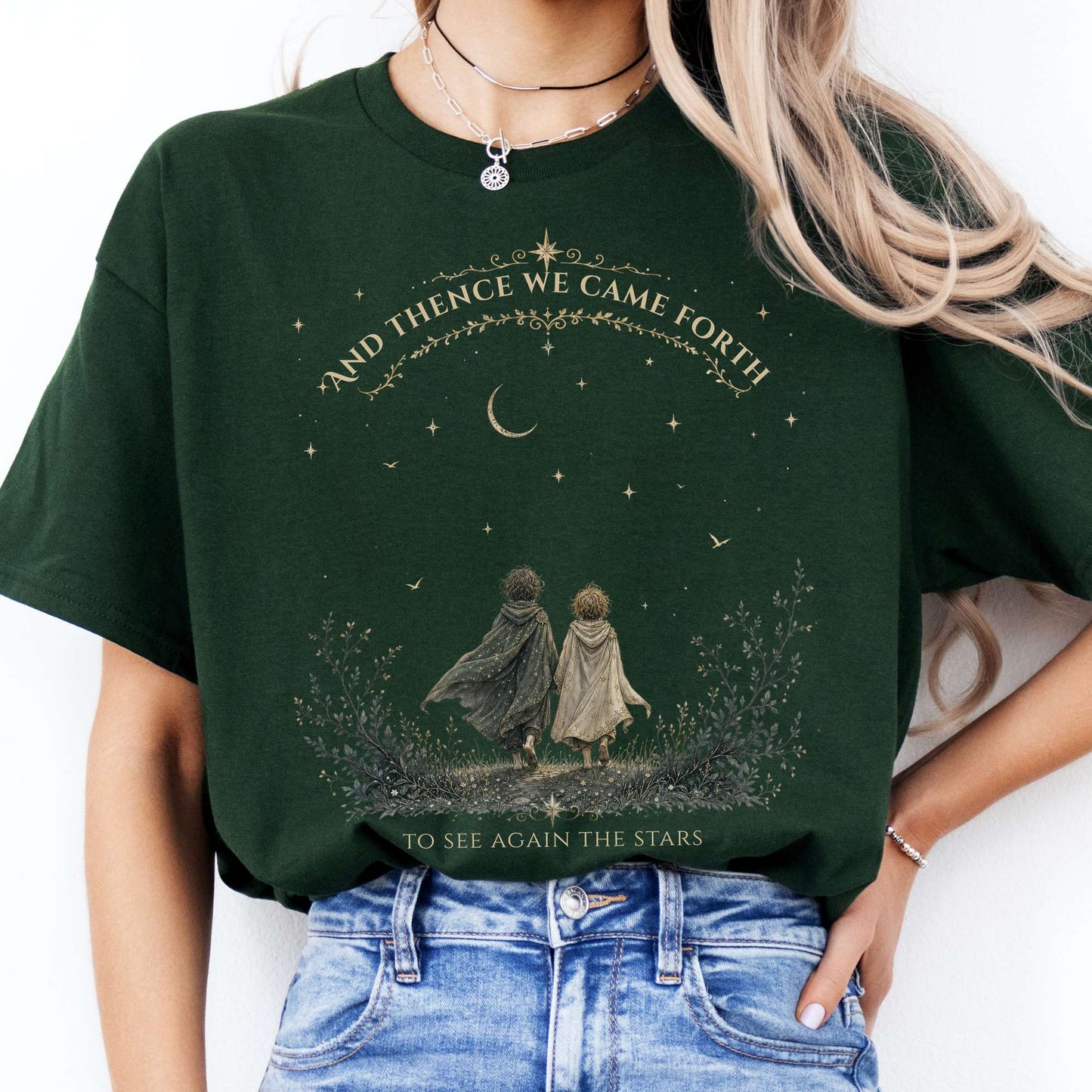 To See Again The Stars Dante Alighieri Literary T-Shirt