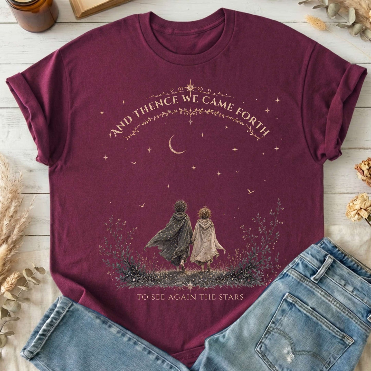 To See Again The Stars Dante Alighieri Literary T-Shirt