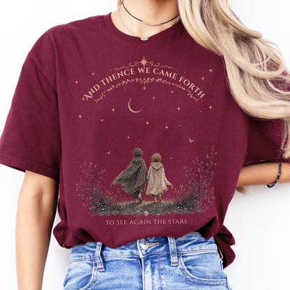 To See Again The Stars Dante Alighieri Literary T-Shirt