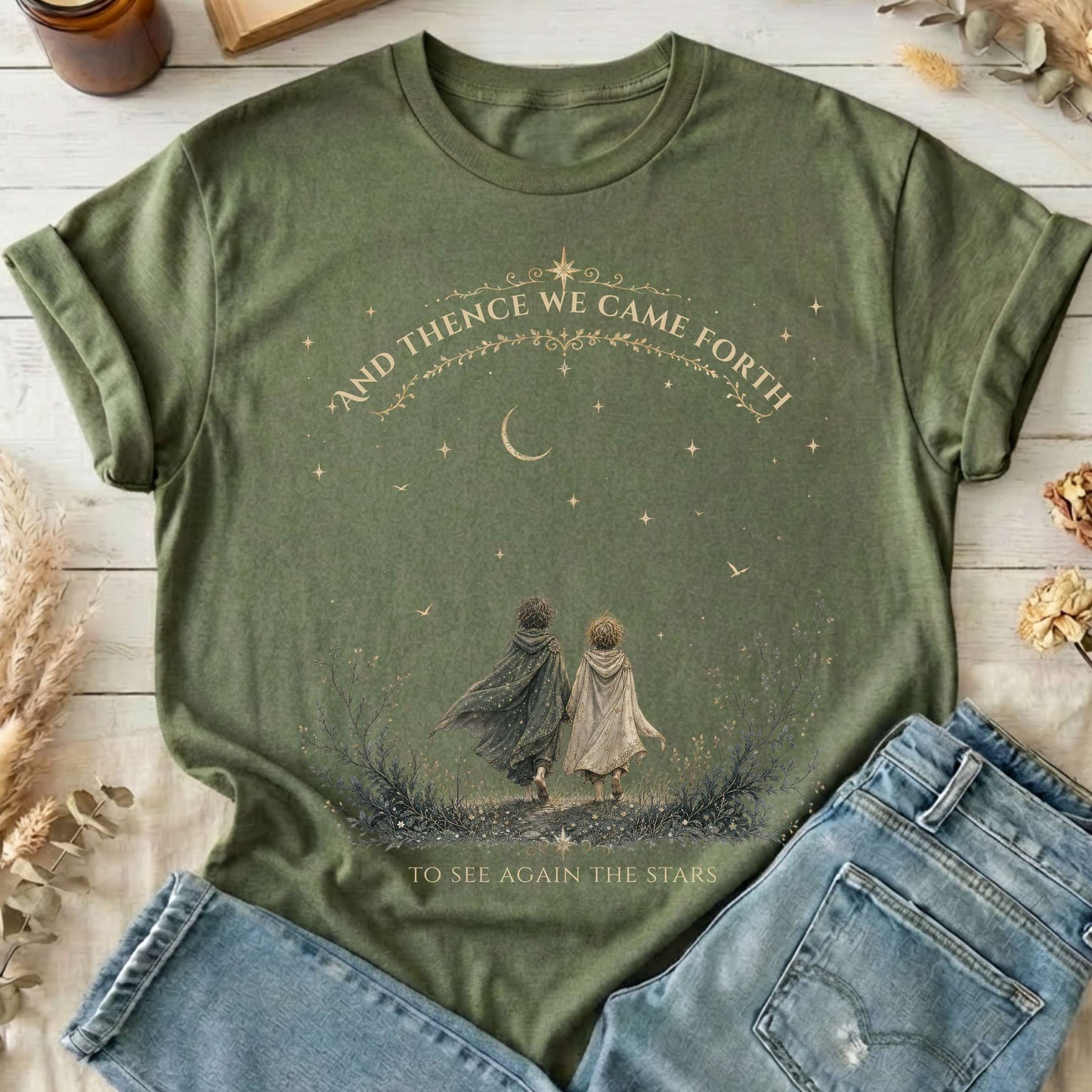 To See Again The Stars Dante Alighieri Literary T-Shirt