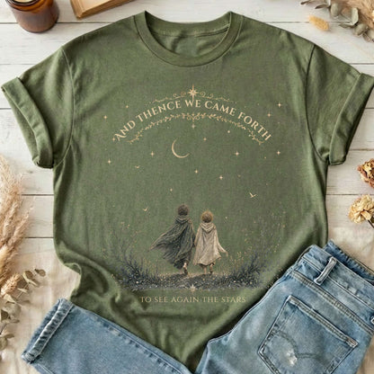 To See Again The Stars Dante Alighieri Literary T-Shirt