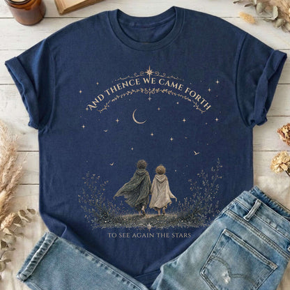 To See Again The Stars Dante Alighieri Literary T-Shirt