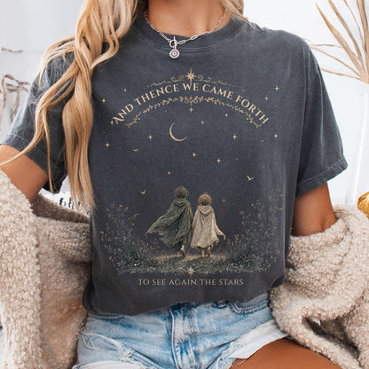 To See Again The Stars Dante Alighieri Literary T-Shirt