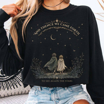To See Again The Stars Dante Alighieri Literary Long Sleeve