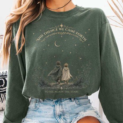 To See Again The Stars Dante Alighieri Literary Long Sleeve