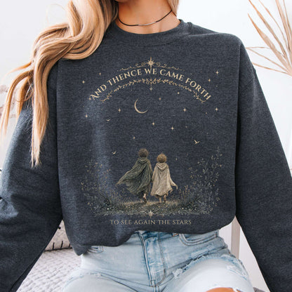 To See Again The Stars Dante Alighieri Literary Sweatshirt