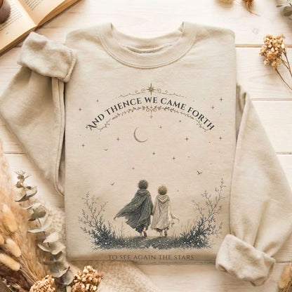 To See Again The Stars Dante Alighieri Literary Sweatshirt