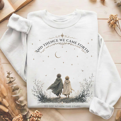 To See Again The Stars Dante Alighieri Literary Sweatshirt