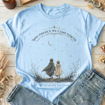 To See Again The Stars Dante Alighieri Literary T-Shirt