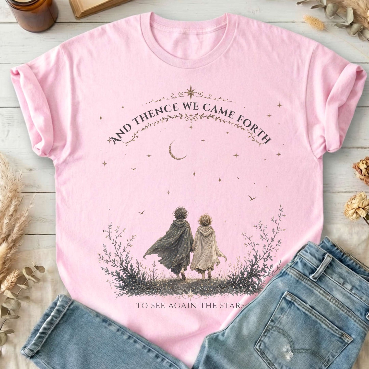 To See Again The Stars Dante Alighieri Literary T-Shirt