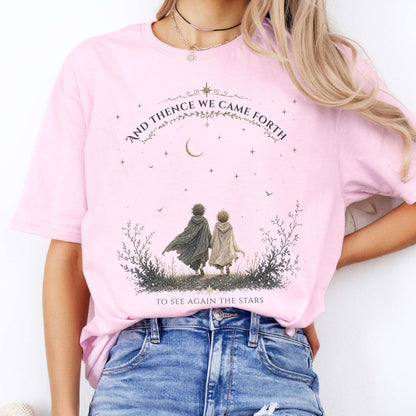 To See Again The Stars Dante Alighieri Literary T-Shirt