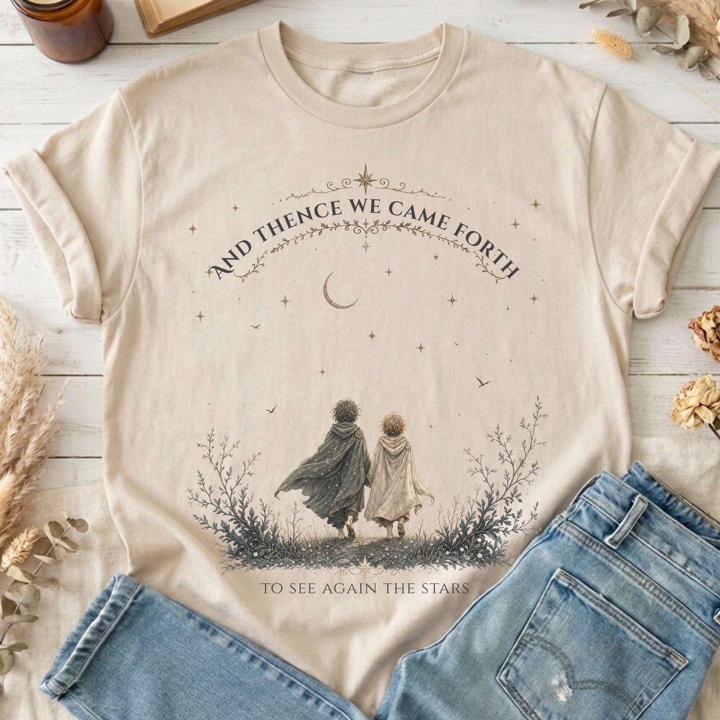 To See Again The Stars Dante Alighieri Literary T-Shirt