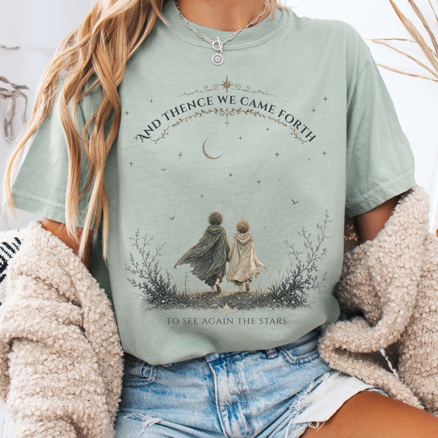 To See Again The Stars Dante Alighieri Literary T-Shirt