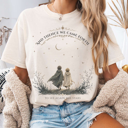 To See Again The Stars Dante Alighieri Literary T-Shirt