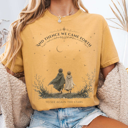 To See Again The Stars Dante Alighieri Literary T-Shirt