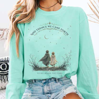 To See Again The Stars Dante Alighieri Literary Long Sleeve