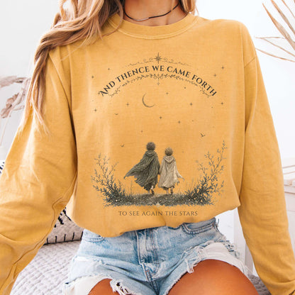 To See Again The Stars Dante Alighieri Literary Long Sleeve