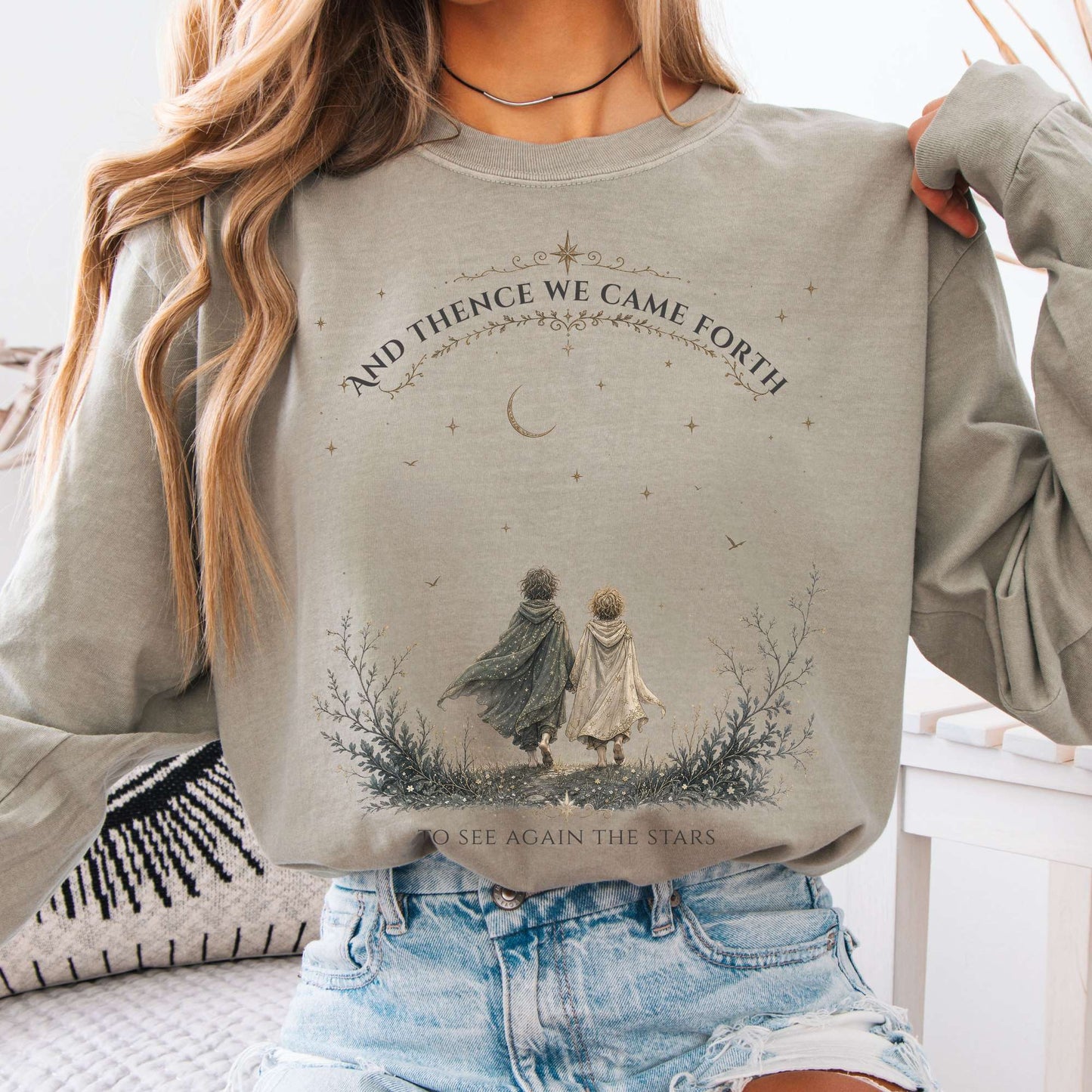 To See Again The Stars Dante Alighieri Literary Long Sleeve