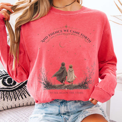 To See Again The Stars Dante Alighieri Literary Long Sleeve