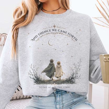 To See Again The Stars Dante Alighieri Literary Sweatshirt