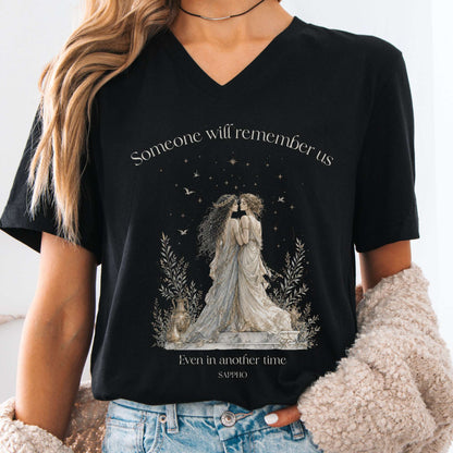 Someone Will Remember Us Sappho Literary V-Neck