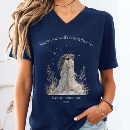 Someone Will Remember Us Sappho Literary V-Neck