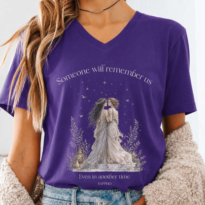 Someone Will Remember Us Sappho Literary V-Neck