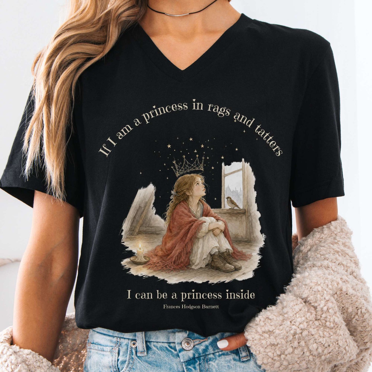 A Little Princess Literary V-Neck