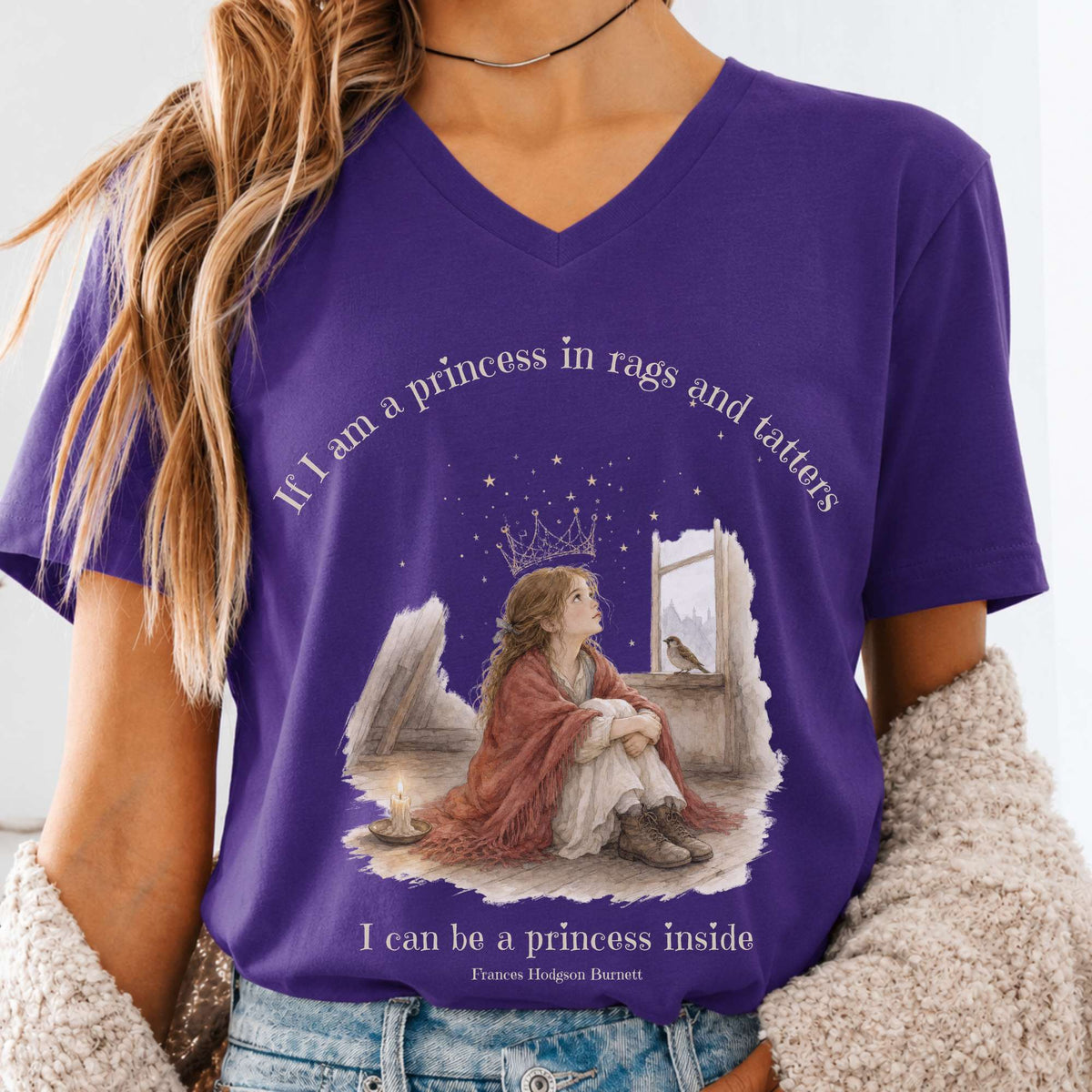 A Little Princess Literary V-Neck