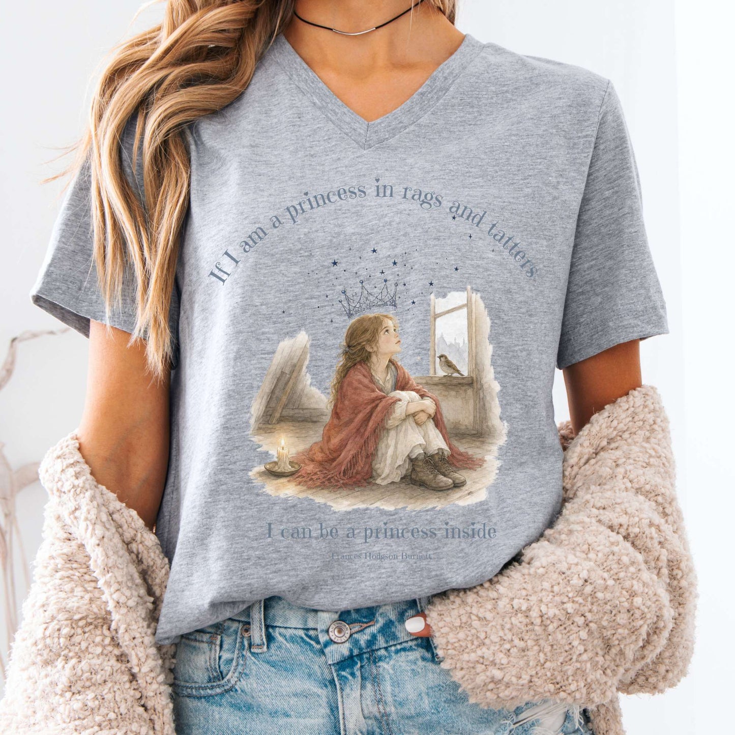 A Little Princess Literary V-Neck
