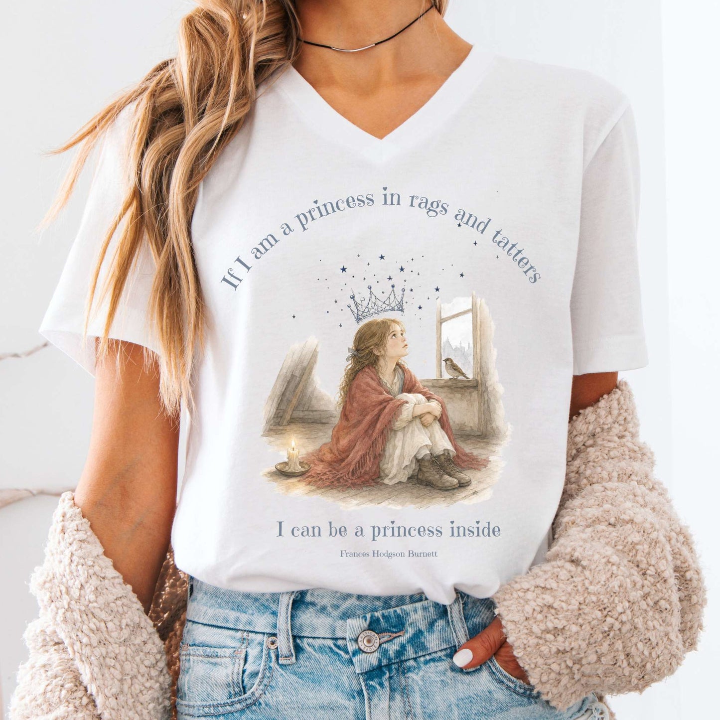 A Little Princess Literary V-Neck