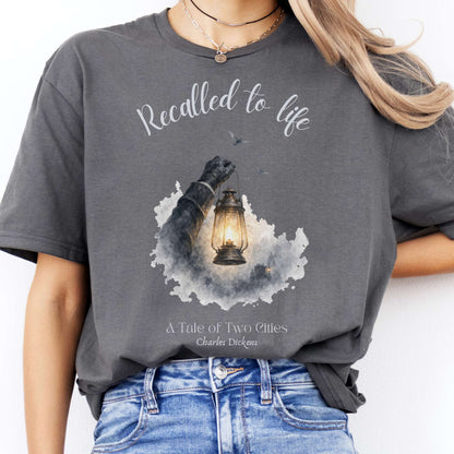 Recalled to Life A Tale of Two Cities Dickens Literary T-Shirt