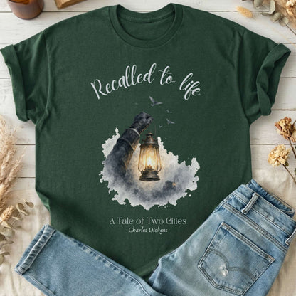Recalled to Life A Tale of Two Cities Dickens Literary T-Shirt