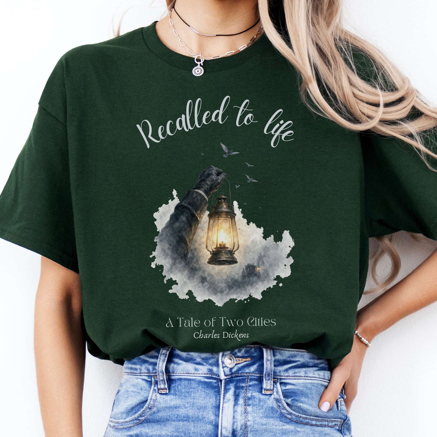 Recalled to Life A Tale of Two Cities Dickens Literary T-Shirt