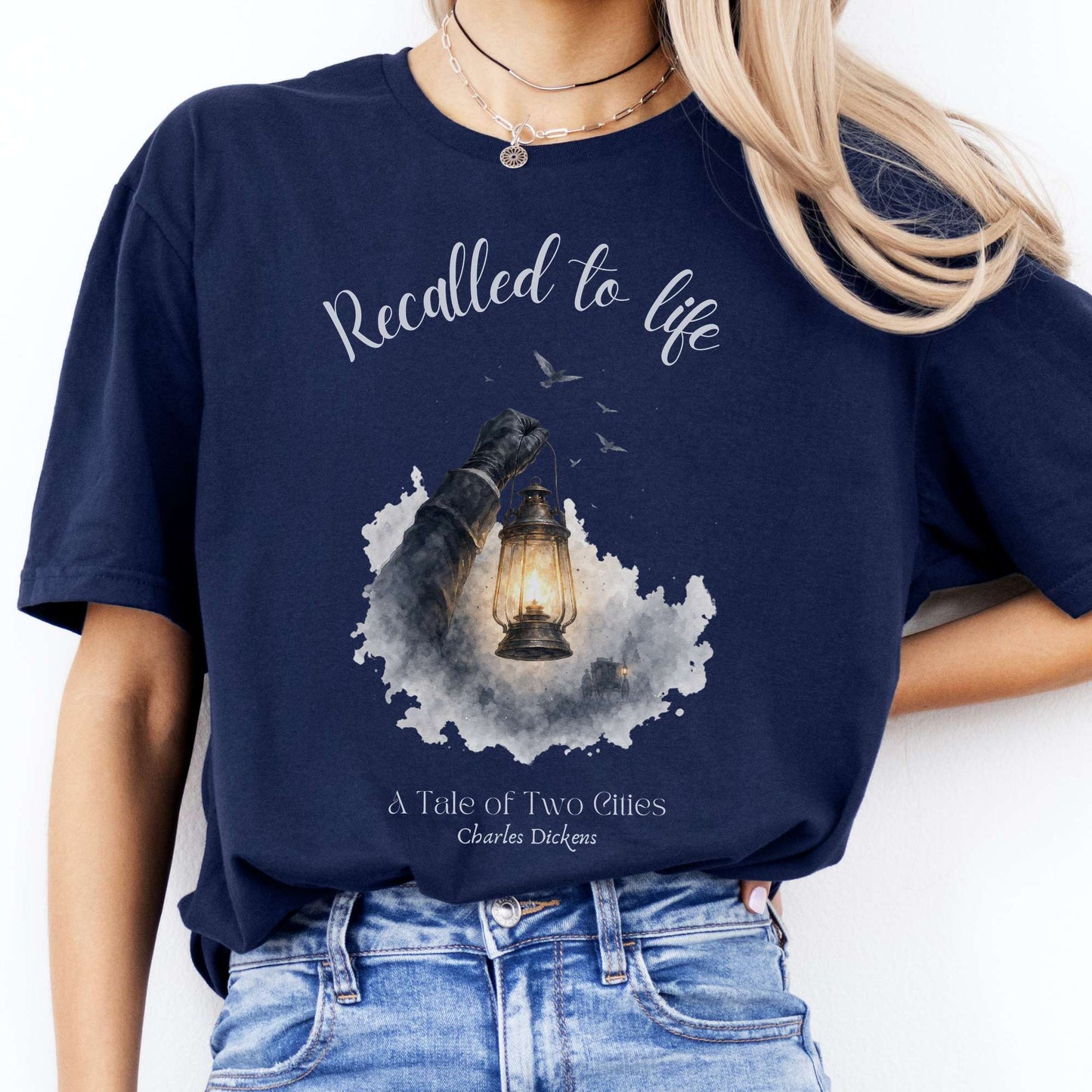 Recalled to Life A Tale of Two Cities Dickens Literary T-Shirt