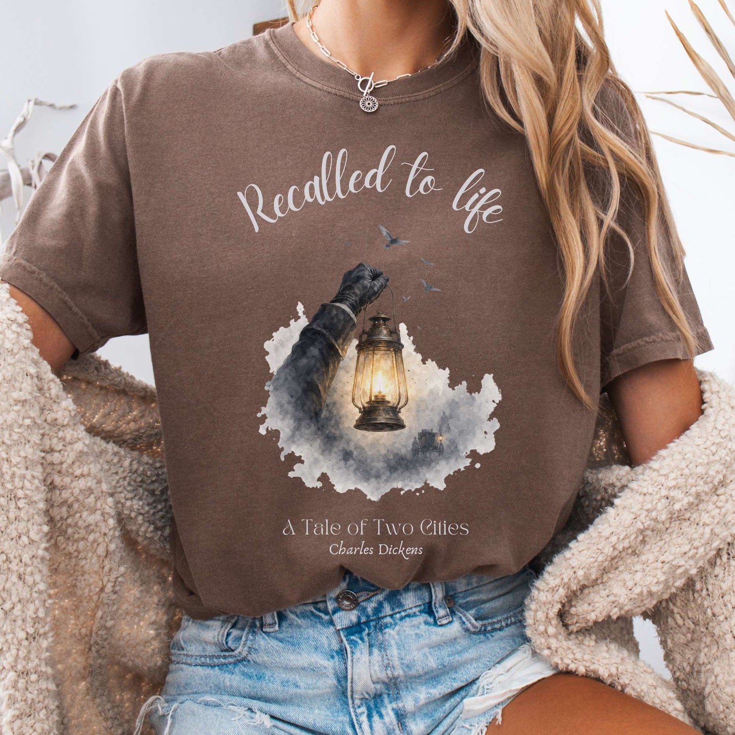 Recalled to Life A Tale of Two Cities Dickens Literary T-Shirt