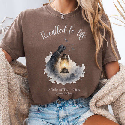 Recalled to Life A Tale of Two Cities Dickens Literary T-Shirt