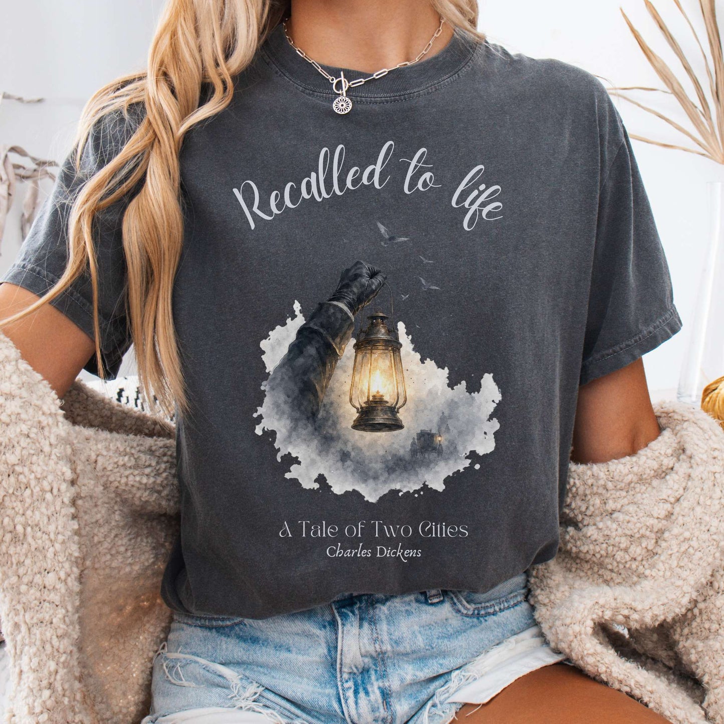 Recalled to Life A Tale of Two Cities Dickens Literary T-Shirt