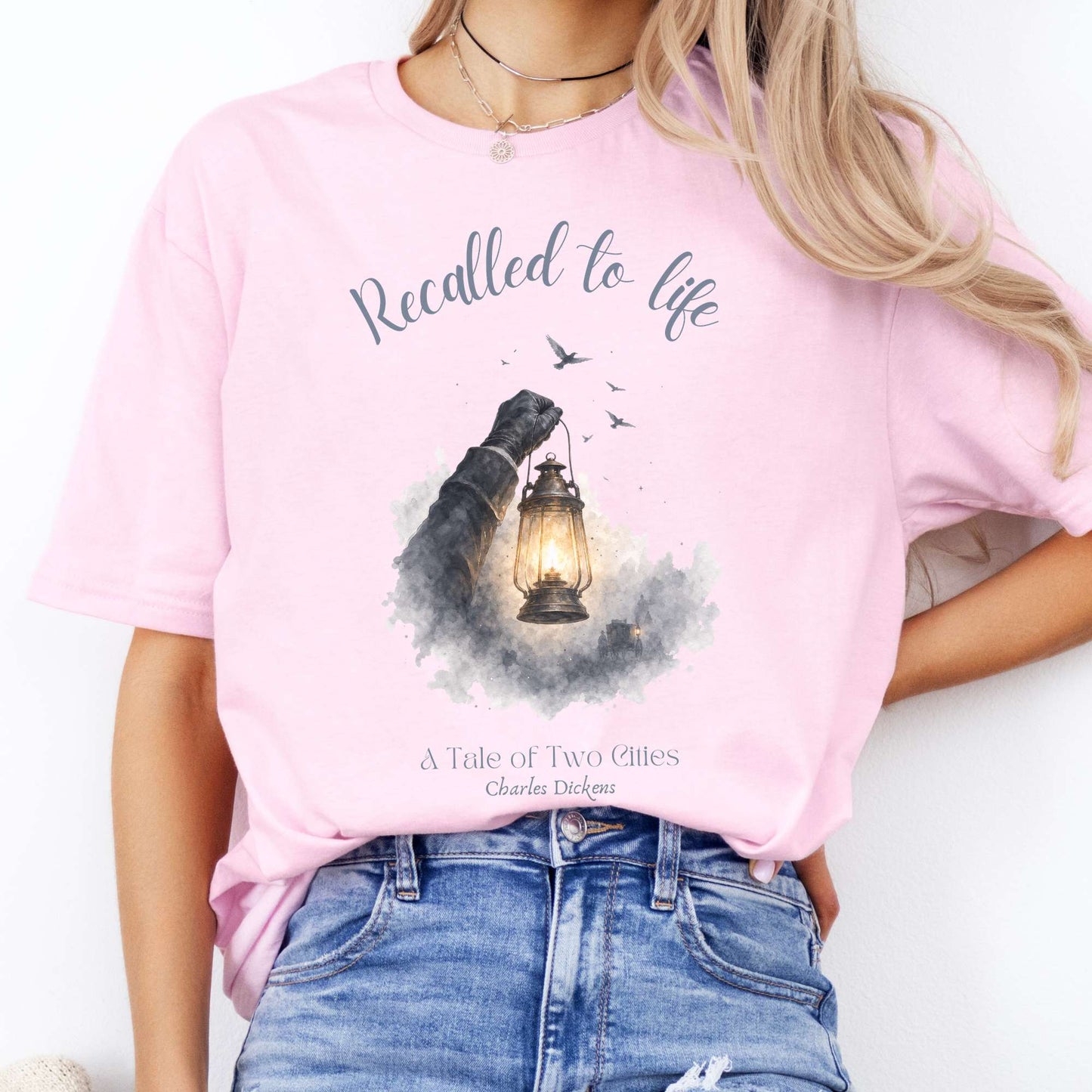 Recalled to Life A Tale of Two Cities Dickens Literary T-Shirt