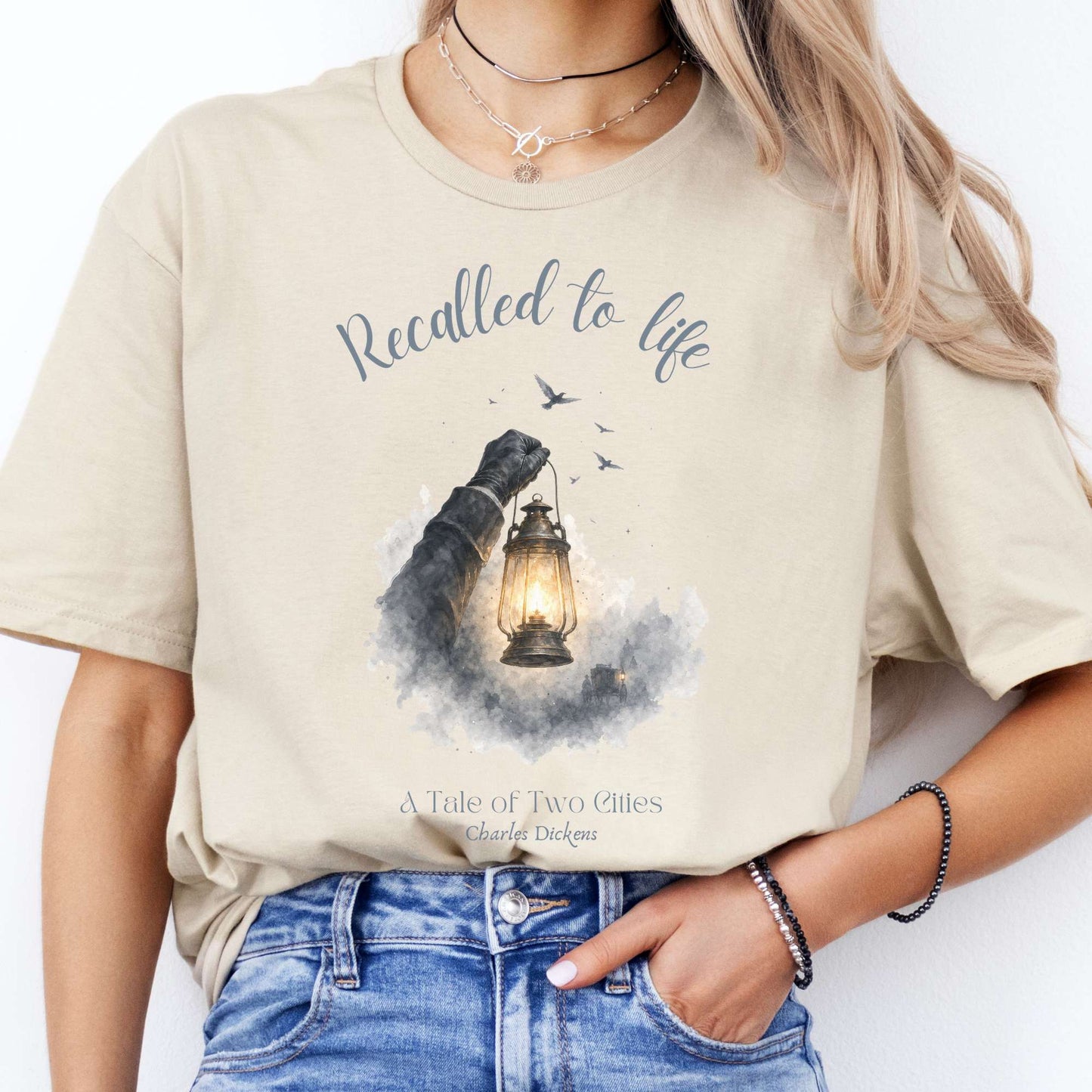 Recalled to Life A Tale of Two Cities Dickens Literary T-Shirt