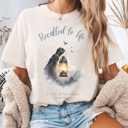 Recalled to Life A Tale of Two Cities Dickens Literary T-Shirt