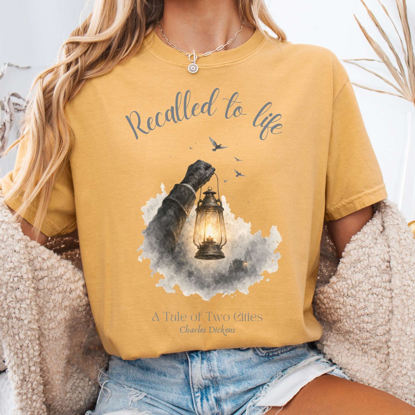 Recalled to Life A Tale of Two Cities Dickens Literary T-Shirt