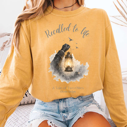 Recalled to Life A Tale of Two Cities Dickens Literary Long Sleeve